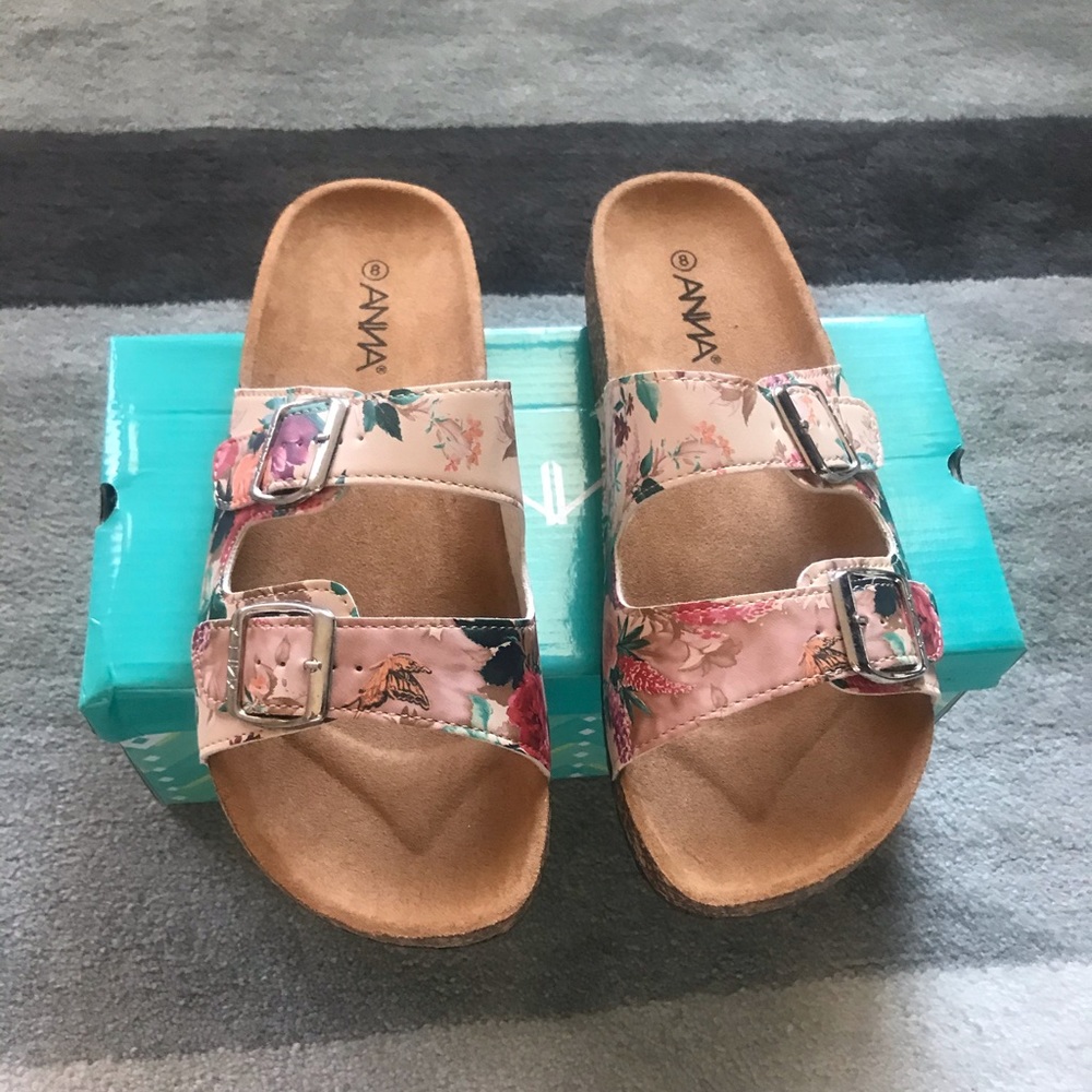 Floral 2-Strap Slip-on Sandal - Picture 5 of 7